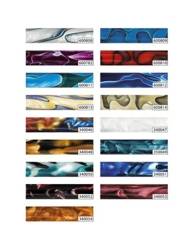 Acryl 3 Gold/Orange/Black 16x16x150mm