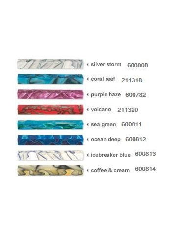 Acryl Staaf Icebreaker Blue 16x16x150mm