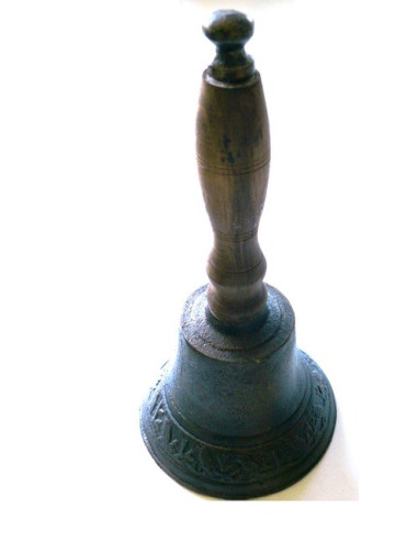 Handbel Gietijzer, Schoolbel 28cm