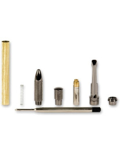 Knurl Twist Pen Kit Gun Metal 2