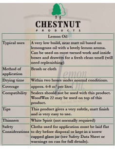 Chestnut Lemon Oil 0,5L 2