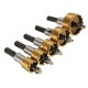 Gatenzaag, Klokboor, metaal/hout/plastic set 5st.