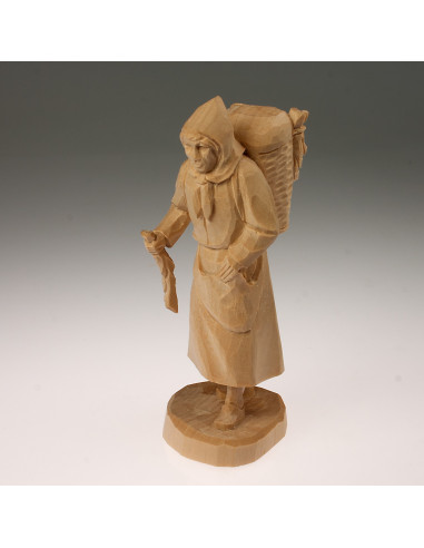 Houtsnijwerk voorbewerkt, houtvrouwtje